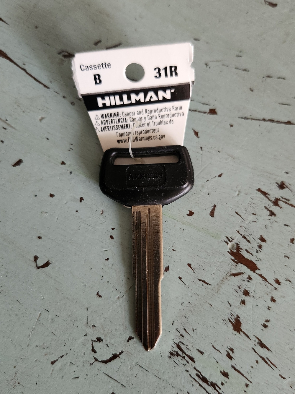 (15) Hillman 31R Cassette B Key